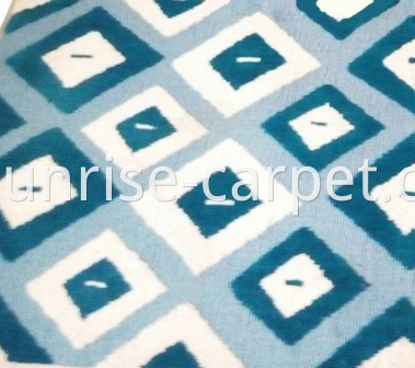 Modern Design Blue Color Carpet